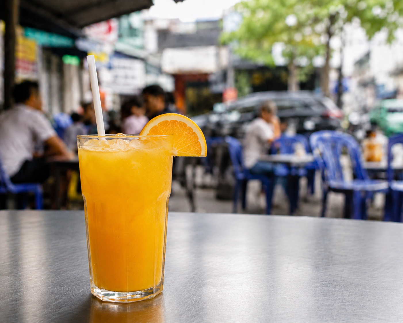 Fresh orange juice